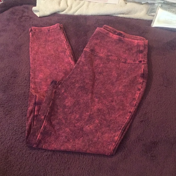 NWOT Zenana Women’s Wide Waistband Mineral Washed Leggings - Picture 3 of 10